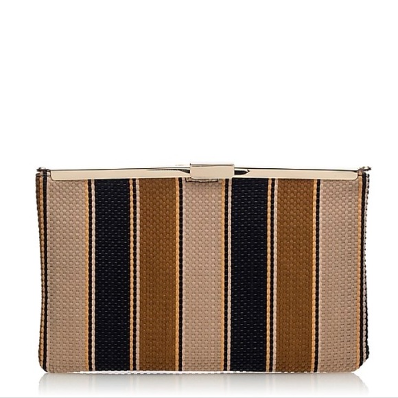 J. Crew Handbags - J. Crew striped clutch